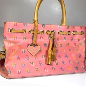 Dooney & Bourke Pink Multicolor Satchel